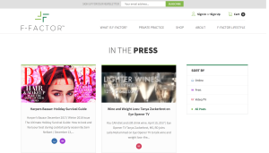 F-Factor Press Page