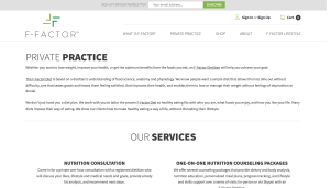 F-Factor Services Page