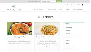F-Factor Recipes Page