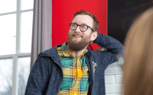 Candid Shot of Erik