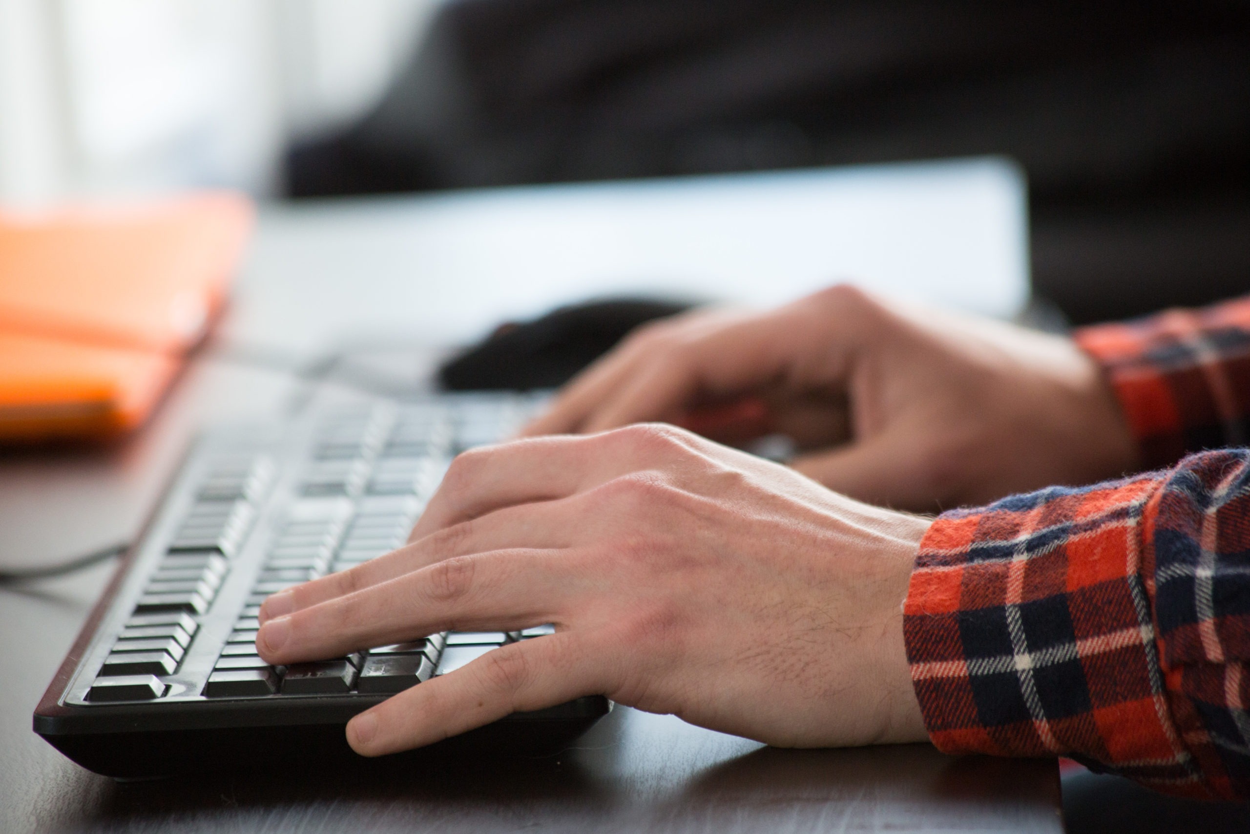 Hands on keyboard