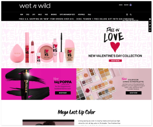 Wet n Wild Homepage