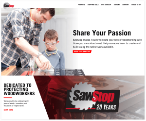 SawStop Homepage