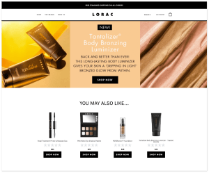 Lorac Website
