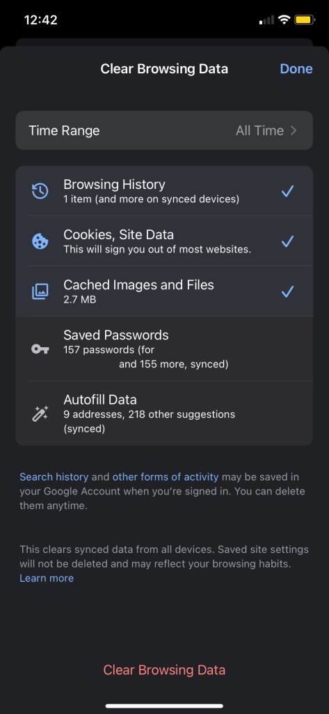 cache instructions