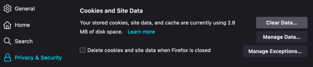 cache instructions