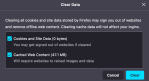 cache instructions