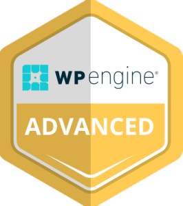 WP Engine Advanced Badge